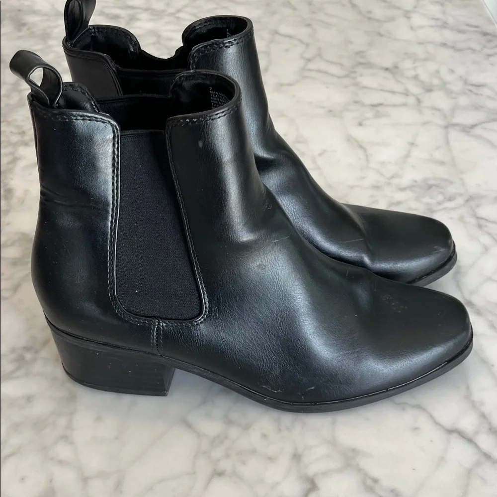 a new day Black Ankle Booties